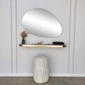 Oglinda decorativa, Neostill, Porp, 90x60 cm, PAL, Auriu