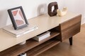 Comoda TV, Arnetti, Clark, 180x37x45 cm, PAL, Nuc / Bej