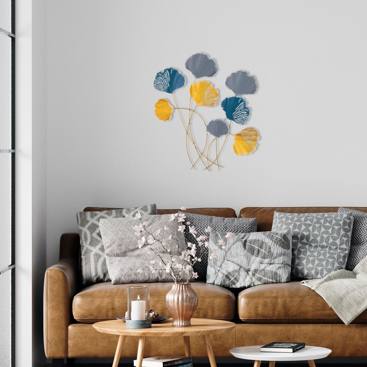 Decoratiune de perete, Vuzuh, Dimensiuni: 76 x 5 x 70 cm, Multicolor — imaginea 4