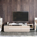 Comoda TV, Decorotika, Pia, 180x46.4x38.9 cm, Cordoba / Alb