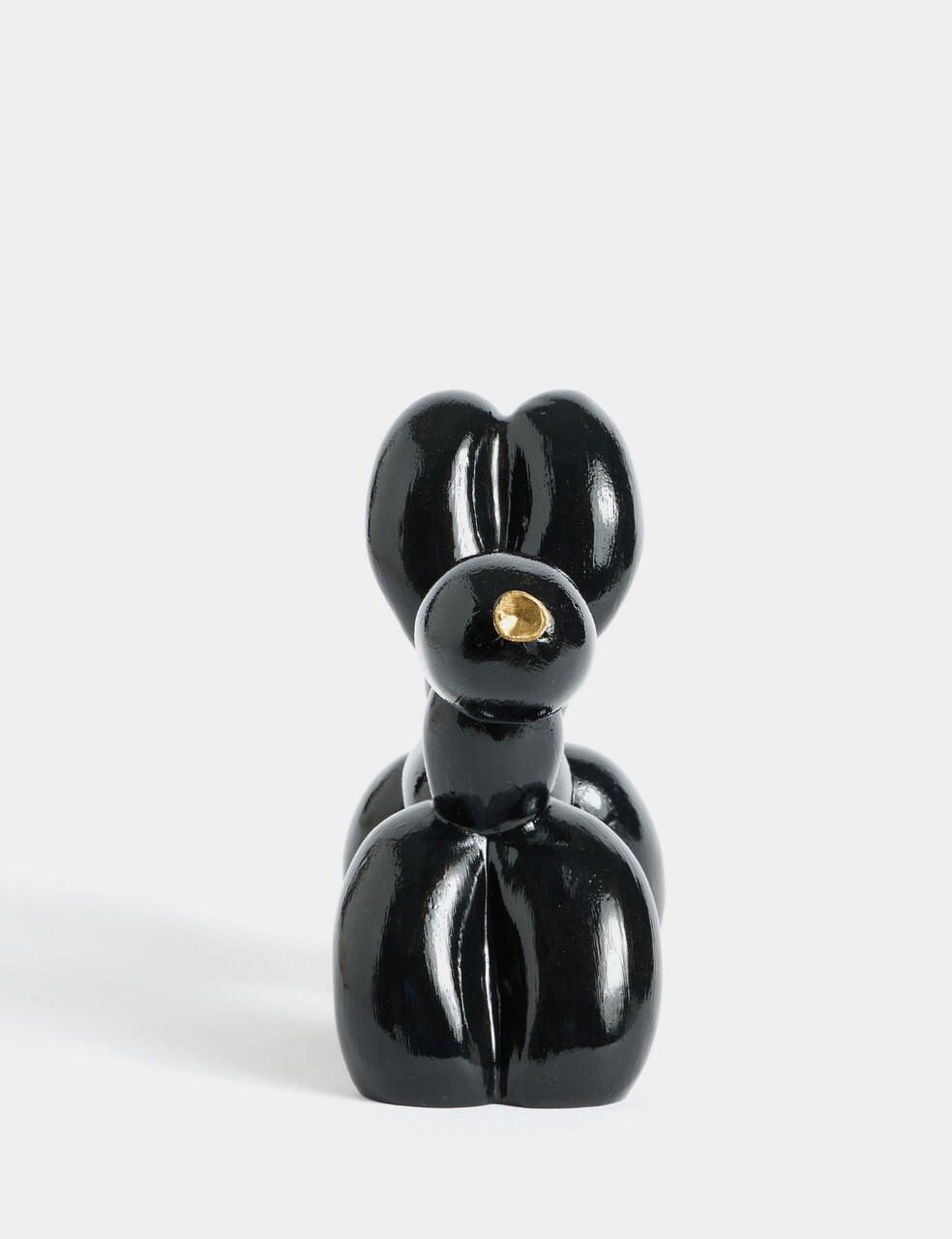 Decoratiune, Dog, 8x17x20 cm, Poliester, Negru - view 2