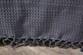 Cuvertura matlasata dubla, Lotus - Anthracite, Whitney, Bumbac