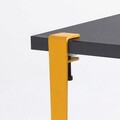 Banca, Logg, Khalkeus , 90x45x30 cm, Antracit / Galben