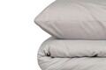 Lenjerie de pat dubla King Quilt(FR) Light Grey, Patik, 3 piese, 240x220 cm, bumbac ranforce, gri deschis