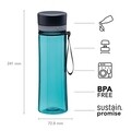 Sticla plastic Aveo, Aladdin, 600 ml, Aqua Blue