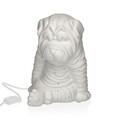 Lampa de masa Dog, Versa, 15 x 17.1 x 19.6 cm, 1 x E14, portelan