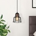 Lustra Endustri MR - 781, Opviq, 20 x 116 cm, 1 x E27, 100W, negru