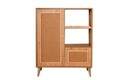 Dulap multifunctional, Wolina, Jüt Multi, 40x90x110 cm, Lemn, Stejar