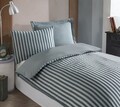 Lenjerie de pat pentru o persoana 2 piese, Road Potlu - Green, EnLora Home, 70% bumbac/30% poliester