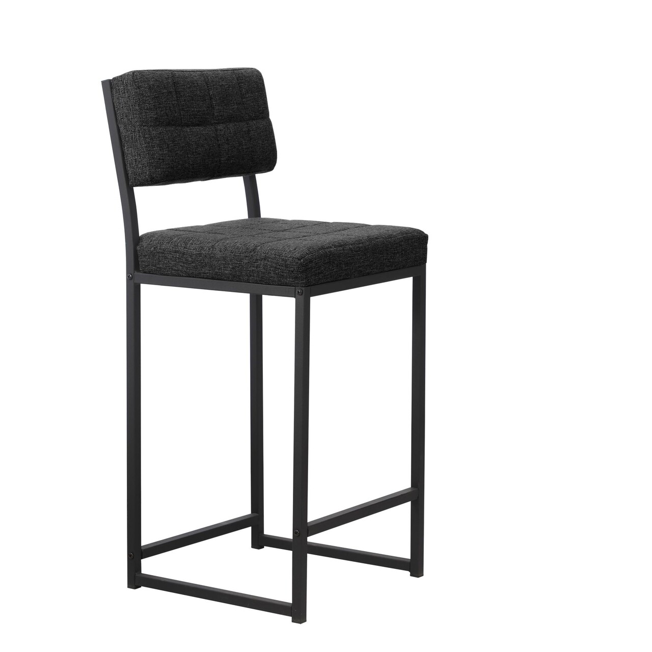 Scaun de bar, Hanah Home, Retro, 40x98x40 cm, Antracit - imagine 5