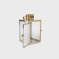 Felinar Tondo, Homla, 14x14x25 cm, metal/sticla, auriu