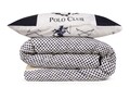 Lenjerie de pat dubla King, 3 piese, 220x240 cm, 100% bumbac ranforce, Beverly Hills Polo Club, BHPC 027, crem