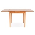 Masa dining extensibila, Shangai, 80/140 x 80 x 76.5 cm, MDF, maro