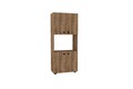 Dulap pentru bucatarie, Pua Design, Efe, 60 x 140 x 31.4 cm, pal melaminat, nuc