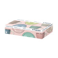 Set 6 cesti de cafea cu farfurie Louise Urban Pastel, Tognana Porcellane, 90 ml, ceramica, multicolor