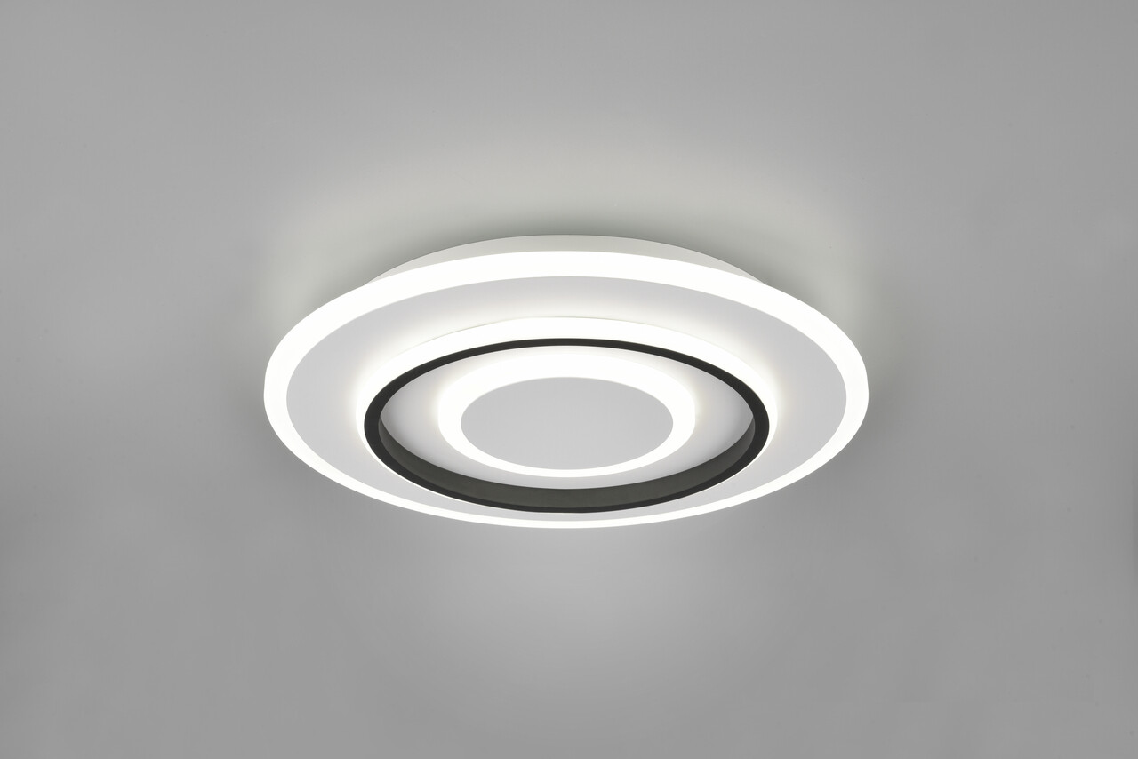 Plafoniera Jora, RL, 40x6 cm, 46W, 1x SMD, metal, alb mat