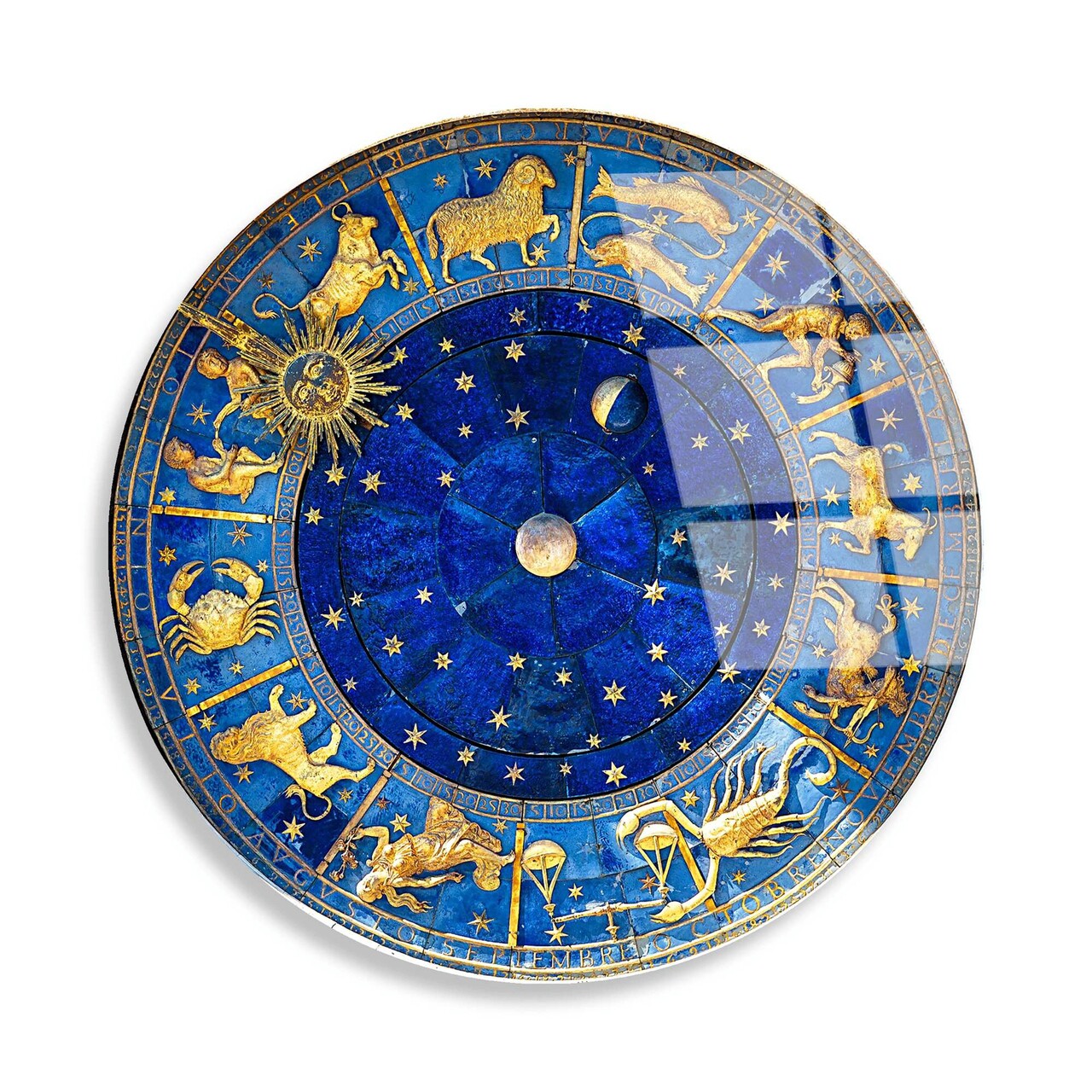 Tablou decorativ, UV-1124, Diametru: 60 cm, Multicolor - view 4