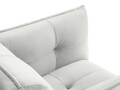 Fotoliu, Canna, Mazzini Sofas, 90x100x88 cm, catifea, argintiu