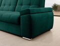Coltar extensibil stanga 3 locuri ELTAP, LT-35NU, Sado, 272x192x95 cm, lemn/poliester, verde inchis