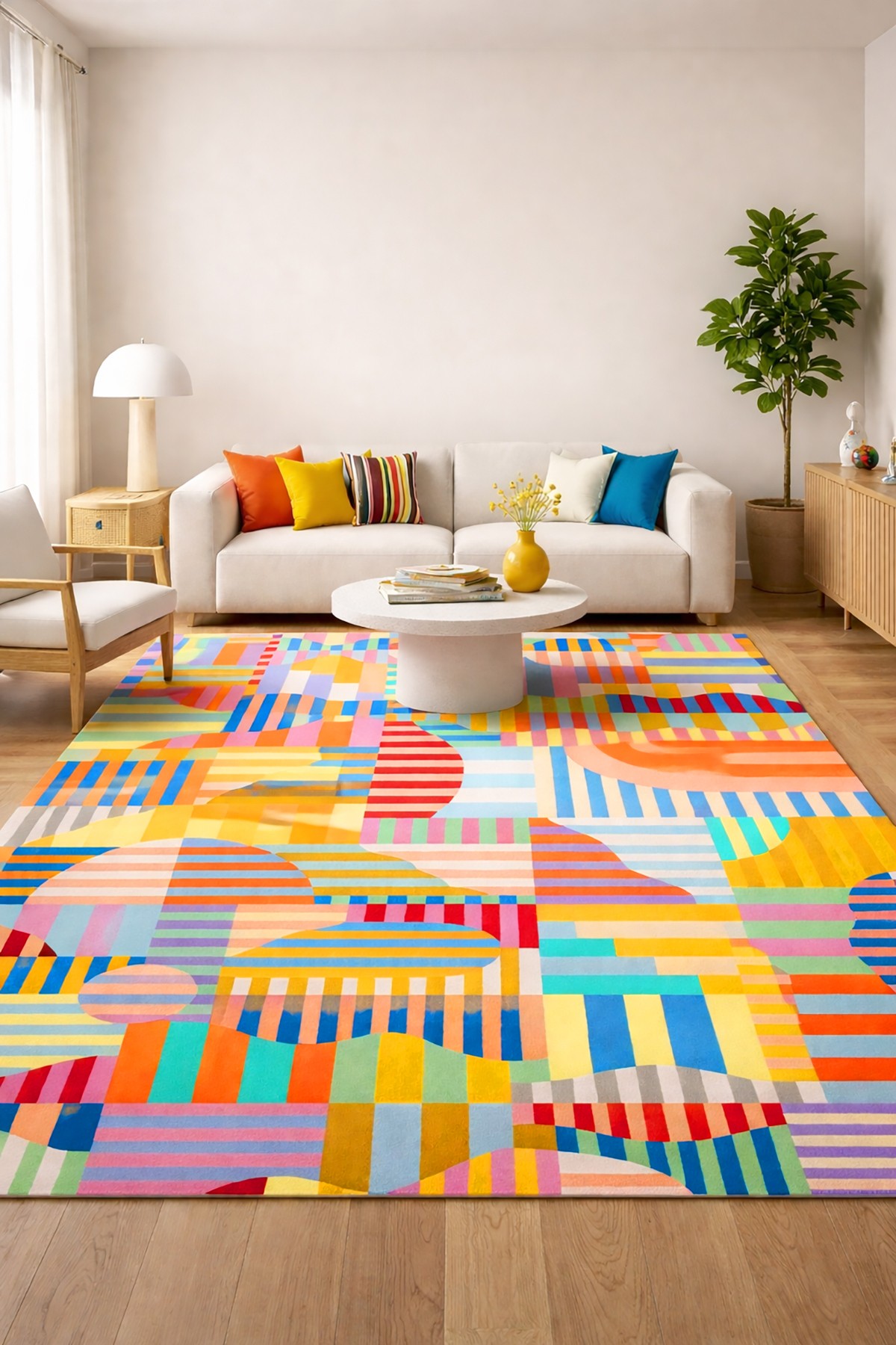Covor, DC-2003-42, 140x300 cm, Poliester, Multicolor
