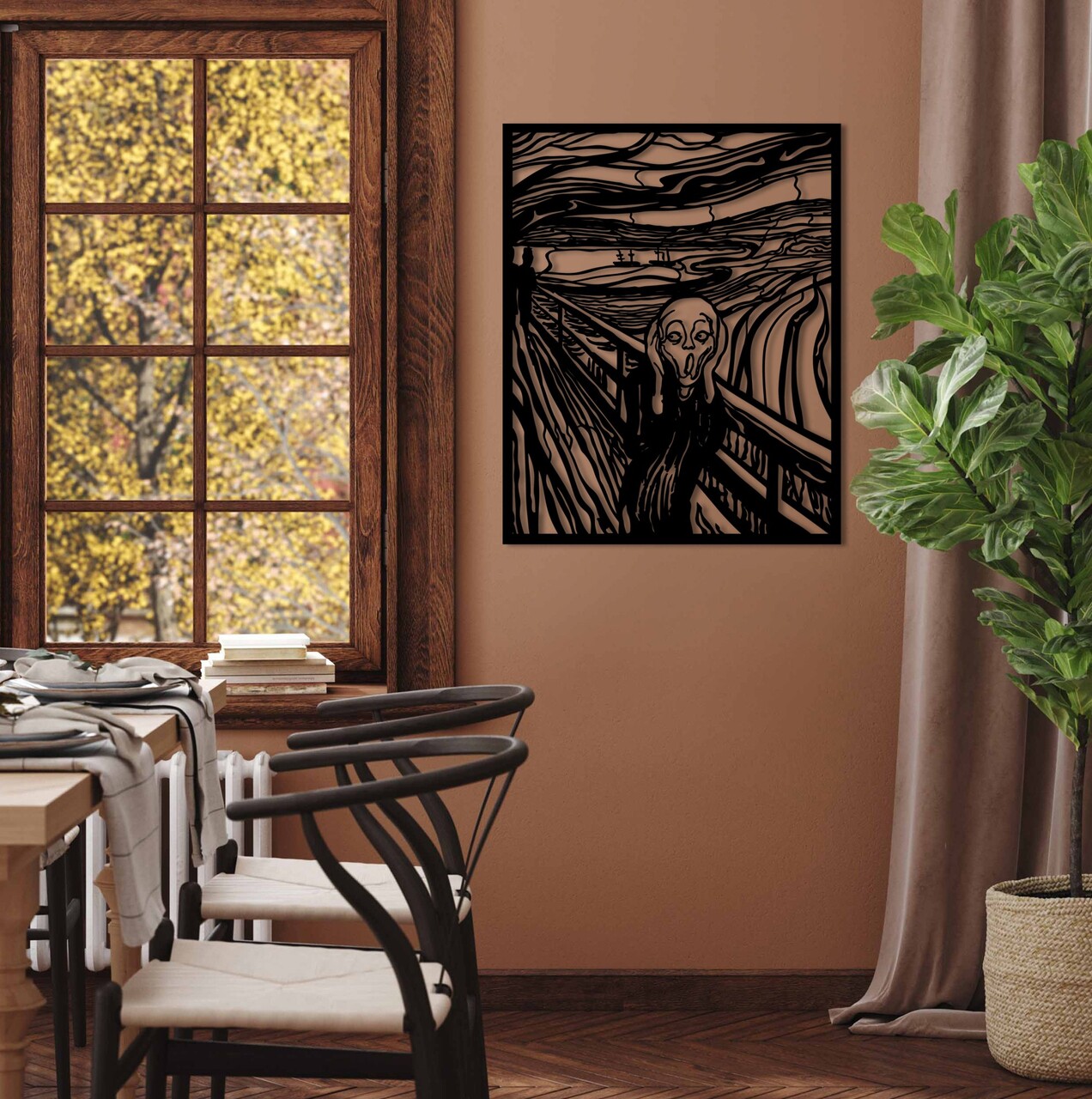 Decoratiune de perete, Grido, (Grosime: 1,5 mm), Negru - view 4