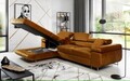 Coltar extensibil stanga 4 locuri ELTAP, Armd-87, Armando, 289x203x85 cm, lemn/poliester, mustar