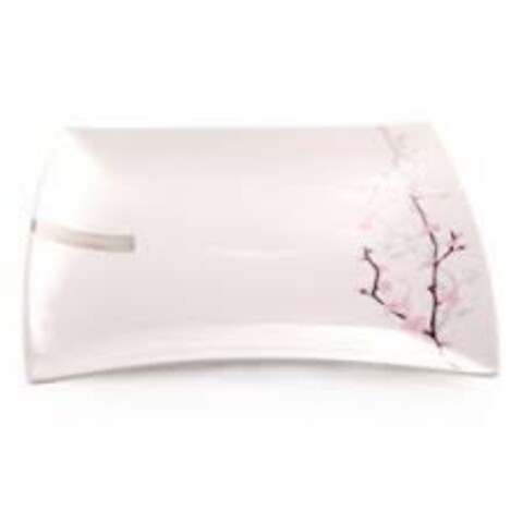 Farfurie intinsa patrata, Secret de Gourmet, Romance, 20 x 20 cm, portelan, multicolor