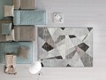 Covor, Babek 5528 Grey, 120 x 170 cm, 100% poliester, gri