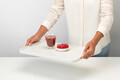 Tocator, Brabantia, Tasty+, 43x26.9x2.1 cm, plastic, gri deschis