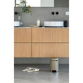 Cos de gunoi cu pedala, Brabantia, NewIcon Metallic Gold, 3 L, 23.5x16.8x26.4 cm, otel, auriu