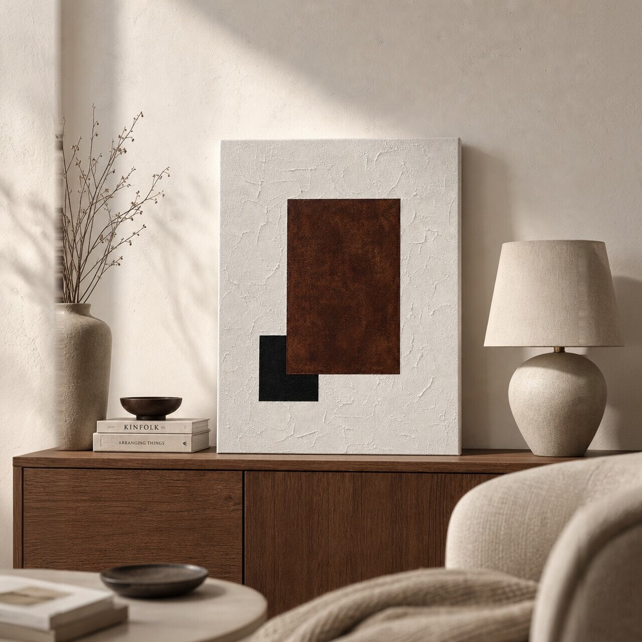 Tablou decorativ, Huhu3197, Cadru: Lemn de pin, Multicolor