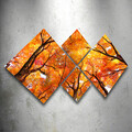 Set 4 tablouri decorative, 4MDF196435259, MDF, Imprimat UV, Multicolor