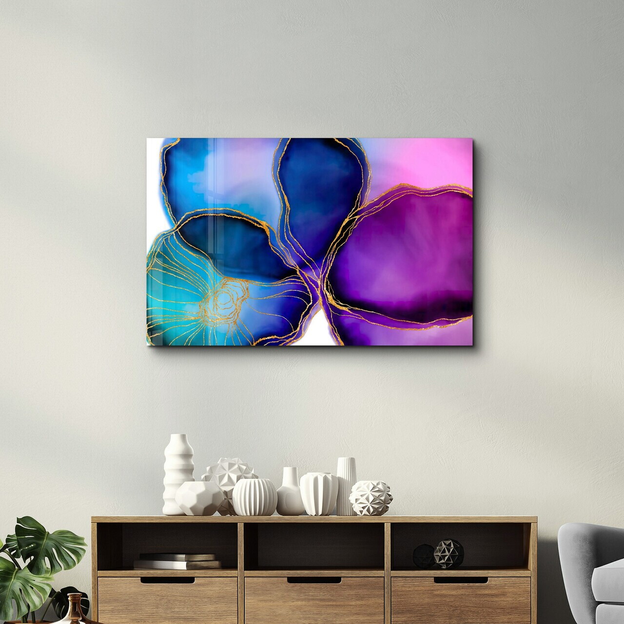 Tablou decorativ, CAM-2085, Dimensiuni: 46 x 72 cm, Multicolor — imaginea 2