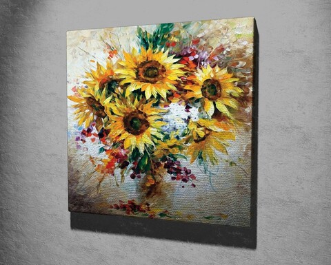 Tablou decorativ, kc265, canvas, lemn, multicolor