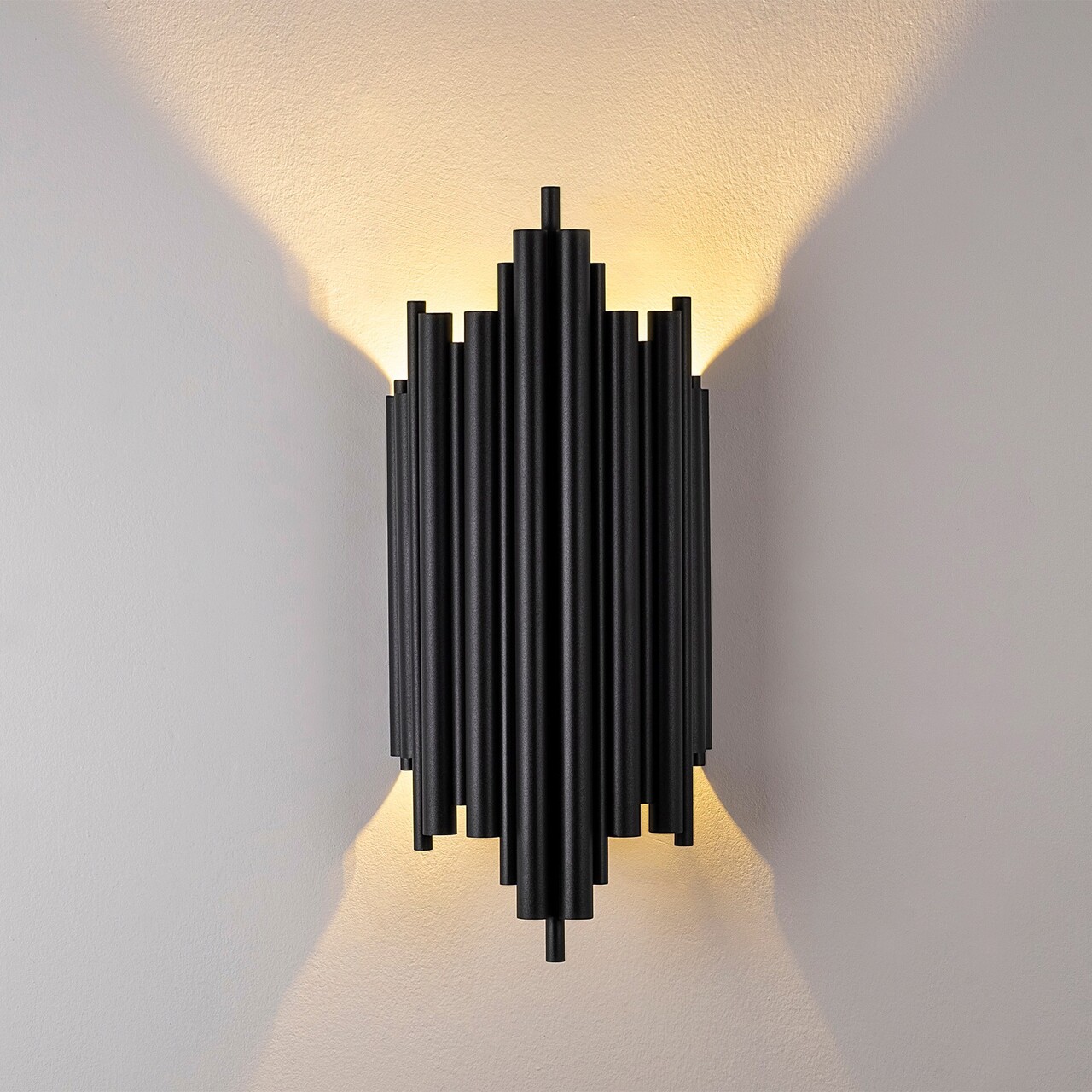 Aplica de perete, Fulgor, 942FLG1875, Metal, Negru - 2 | YEO