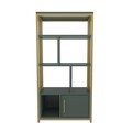 Corp biblioteca, Zena Home, Valero, 60x120x29.6 cm, PAL, Verde