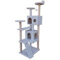 Casă pentru pisici, Paws & Whiskers, Siena, MATERIAL TEXTIL WELSOFT, Gri