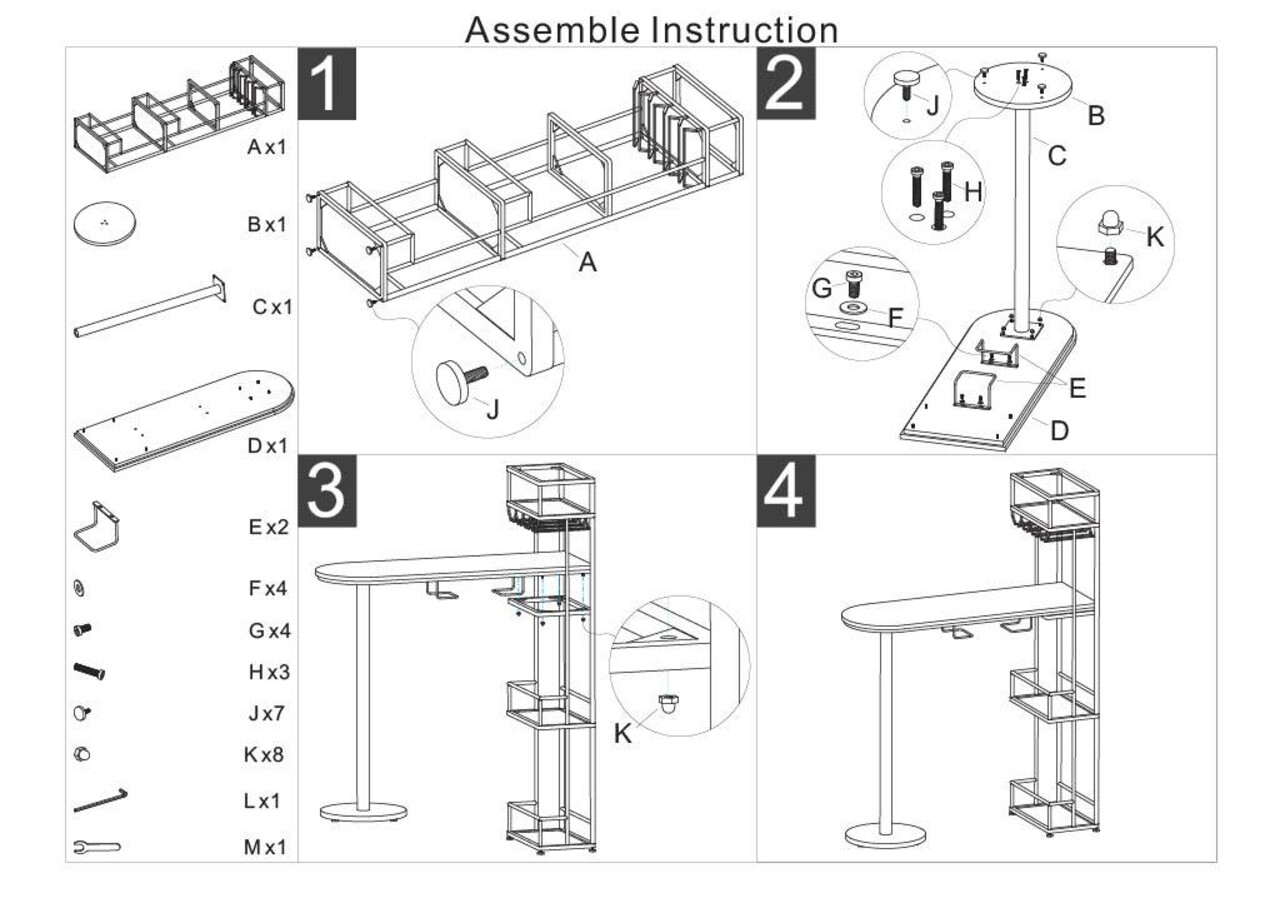 Masa de bar, Mauro Ferretti, Luxy, 120x45x150 cm, metal/imitatie de marmura, auriu/alb - imagine 10
