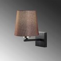 Aplica de perete, Opviq, 892OPV1256, Metal, Negru / Nichel / Crem