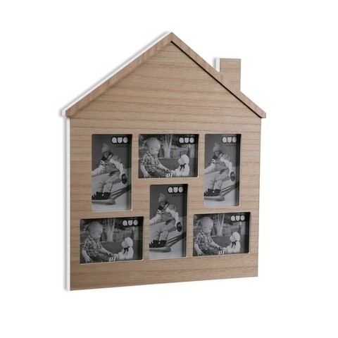 Rama foto House, Versa, 6 fotografii, 36x40 cm, lemn