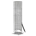 Corp biblioteca, Puqa Design, Elvis, 137.5x37x35 cm, Metal, Negru