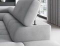 Coltar extensibil dreapta 5 locuri ELTAP, RT-05PA, Ferucce, 276x200x93 cm, lemn/poliester, gri deschis