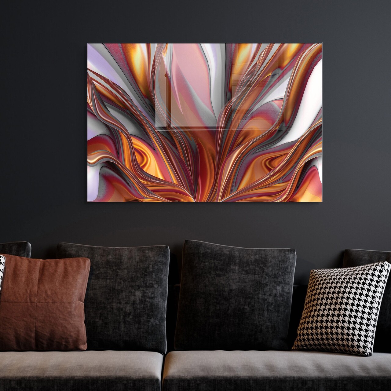 Tablou decorativ, 2055, 70 x 100 cm, Multicolor - view 7