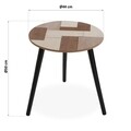 Masuta de cafea Kassidy, Versa, 44 x 50 cm, lemn/MDF
