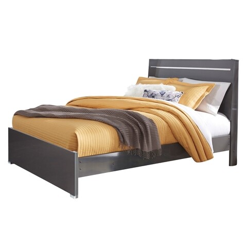 Pat Queen Size 154x204 cm, Steelson, L.227 l.164 H.124/37.5, pal, gri/crom