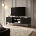 Comoda TV ELTAP, Raftt, 152x42x55 cm, PAL/MDF, negru