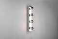 Aplica de perete Theatro, TRIO, 55x8.5x6 cm, 10W, 4x E27, metal, argintiu