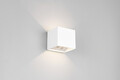 Aplica de perete pentru exterior Genie, RL NOW, 10x10.5x10 cm, 1W, 2x SMD, plastic, alb mat