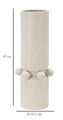 Vaza decorativa Bubbles, Mauro Ferretti, 15.5x41 cm, ceramica, crem
