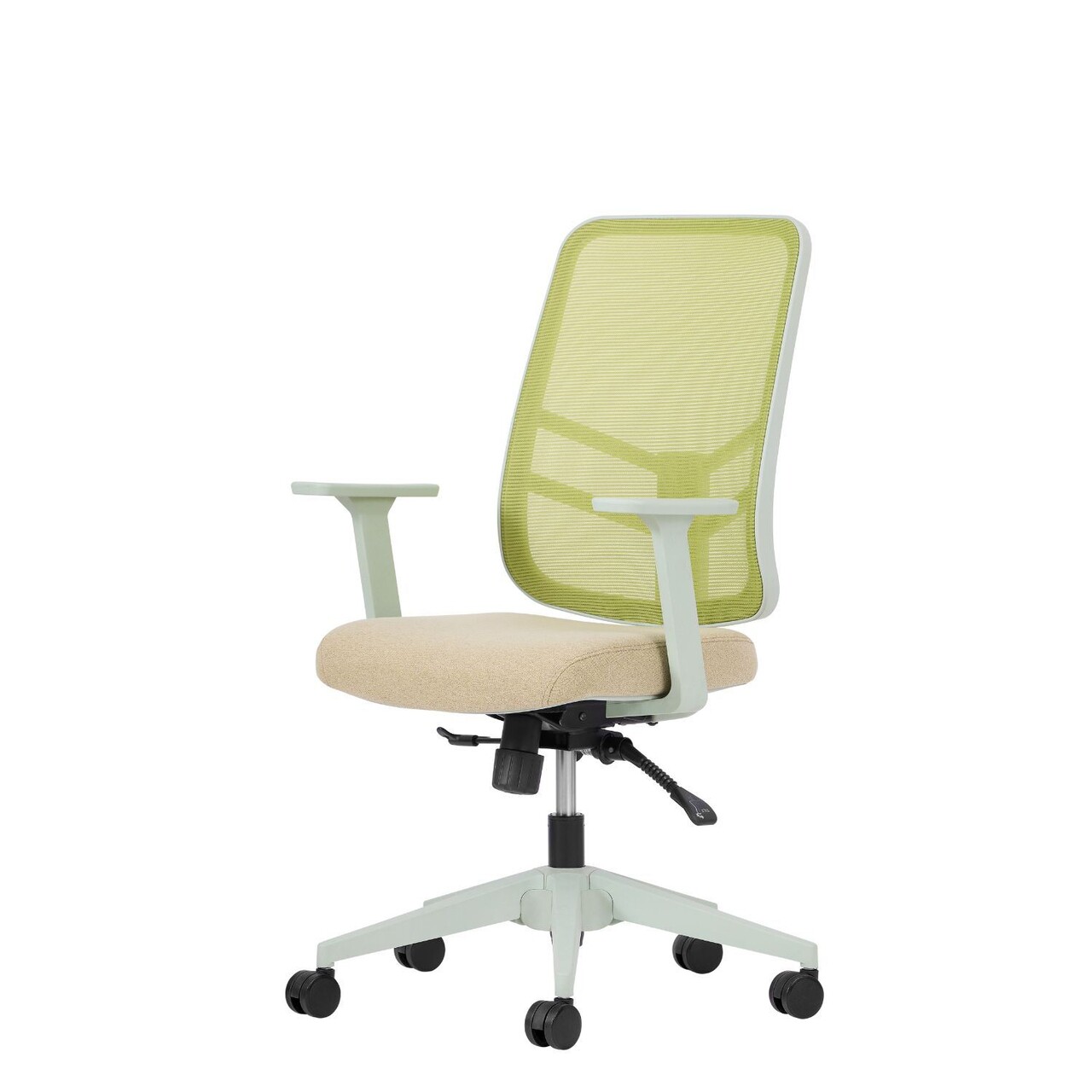 Scaun de birou, Hanah Home, Leto 108, 62x108x68 cm, Plastic, Verde - view 3